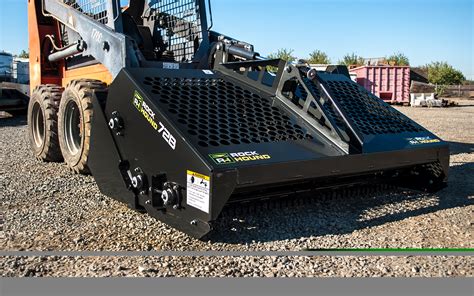 ohio cat skid steer with rockhound attachment|rockhound landscaping rake parts.